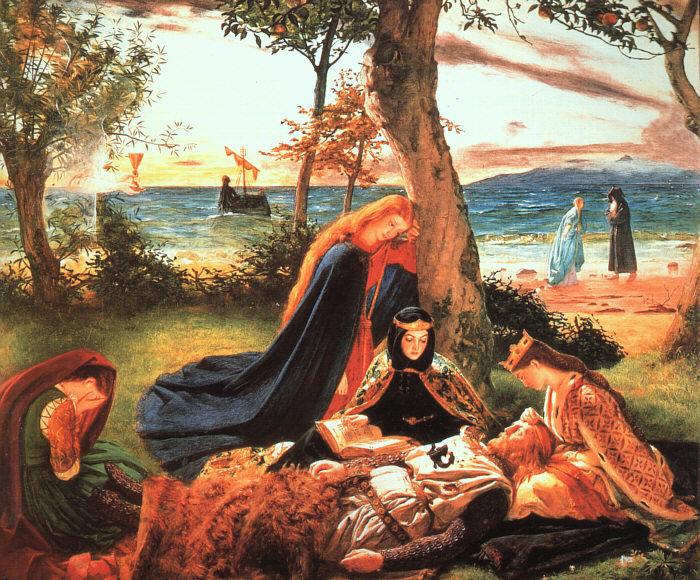 James Archer The Death of King Arthur Sweden oil painting art
